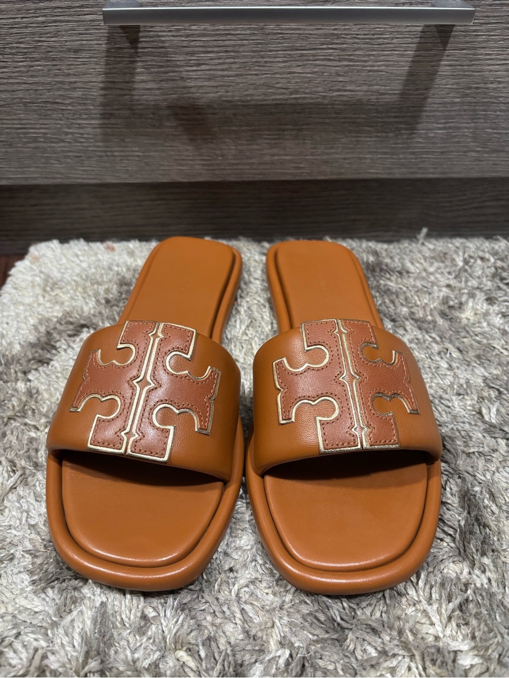 Tory Burch Double T Slides
